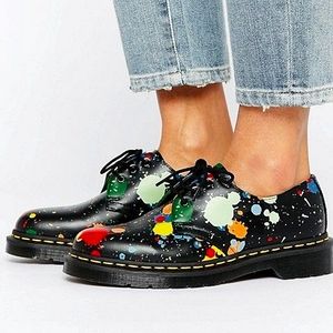 Doc Marten Dirty Beats Retro Leather Shoes